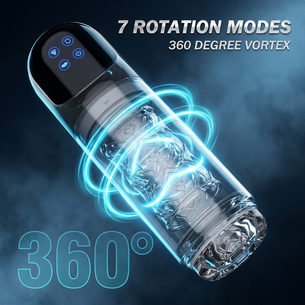 7 rotation modes - 360 degree vortex