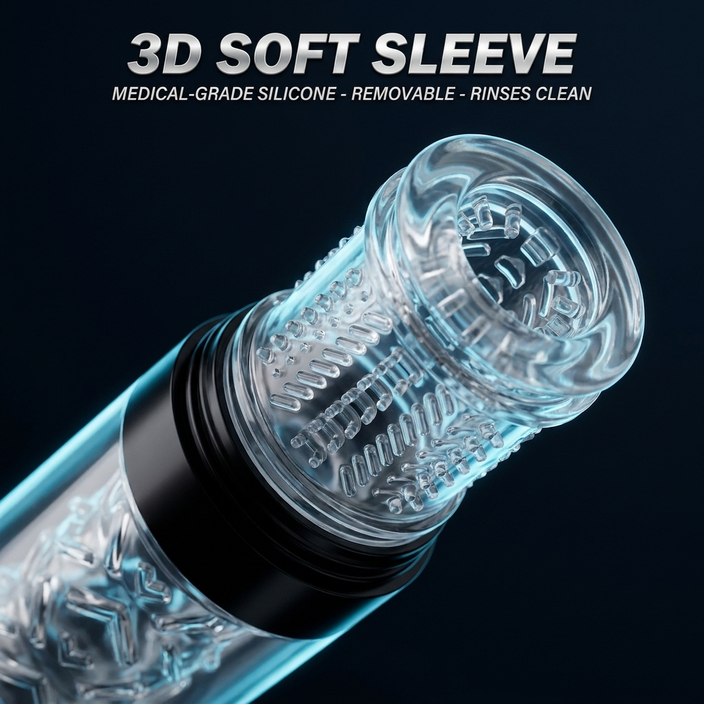 3D soft sleeve - medical-grade silicone
